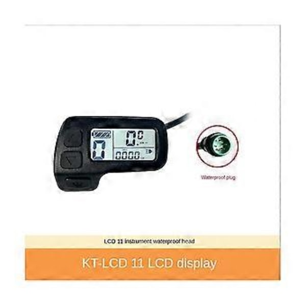 Elektrisk Cykel Display Kt-lcd11 5pin Display Med Vandtæt Stik Drivmotor Konvertering Ebike Ac