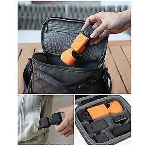 Silikonskyddsfodral för Pocket 3 Gimbal, skyddsfodral med fallskyddstillbehör, D