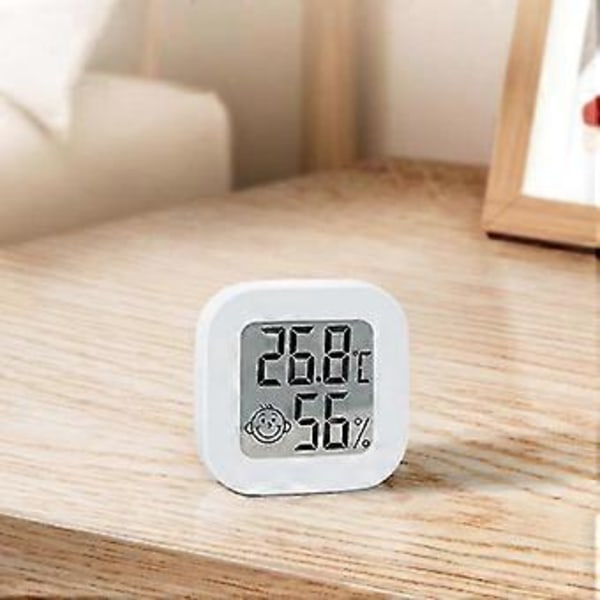 Mini Bærbar LCD Digitalt Termometer Hygrometer Indendørs Rumtemperatur Fugtighedsmåler Sensor Udendørs Termometre Måler
