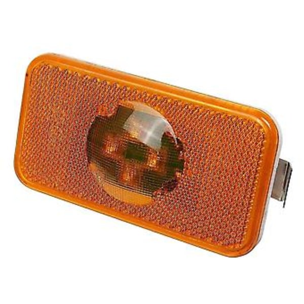 24v Bil Lastbil LED Sidemarkeringslys Gul Indikatorlampe 4 LED Til Volvo Lastbiler Fm/fh