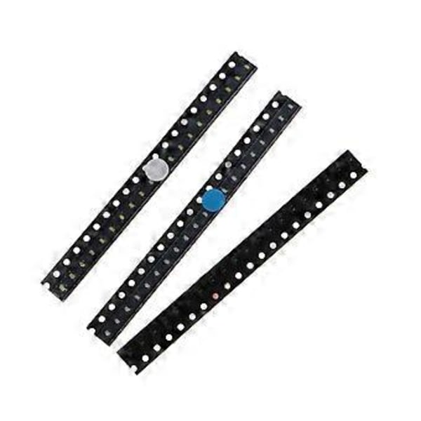 100 stk. 5 farver SMD 0603 LED Lys Rød Grøn Blå Gul Hvid Assorteret Sæt