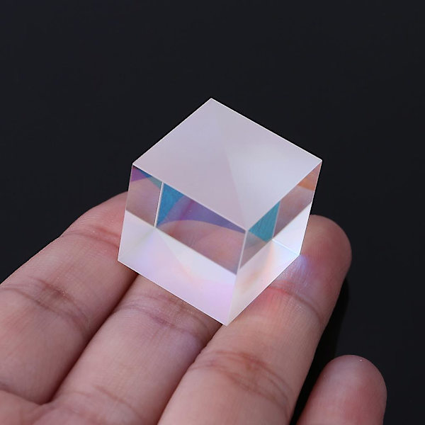 Optisk prisma kub färg prisma lins för optisk spektrum utbildning kvadrat kub