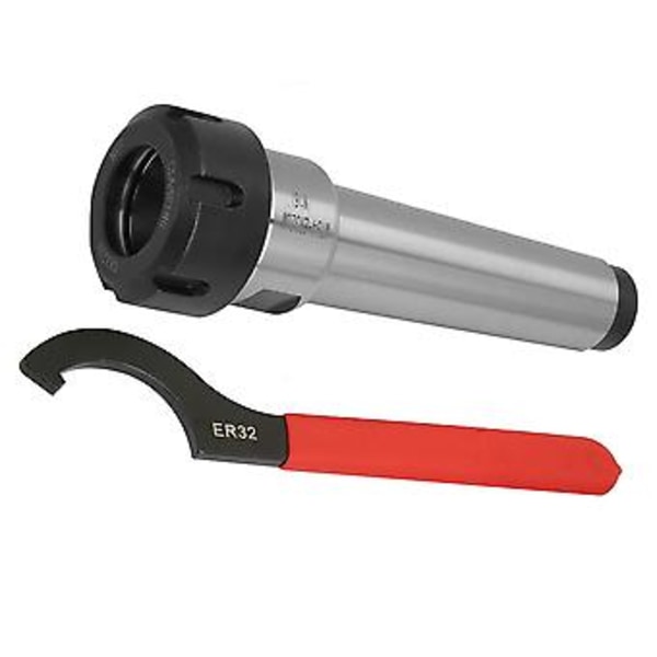 Hiiliteräksinen MT4 ER32 M16 Collet Chuck -työkalunpidin CNC-jyrsinkoneen sorvaustyökalu avaimella
