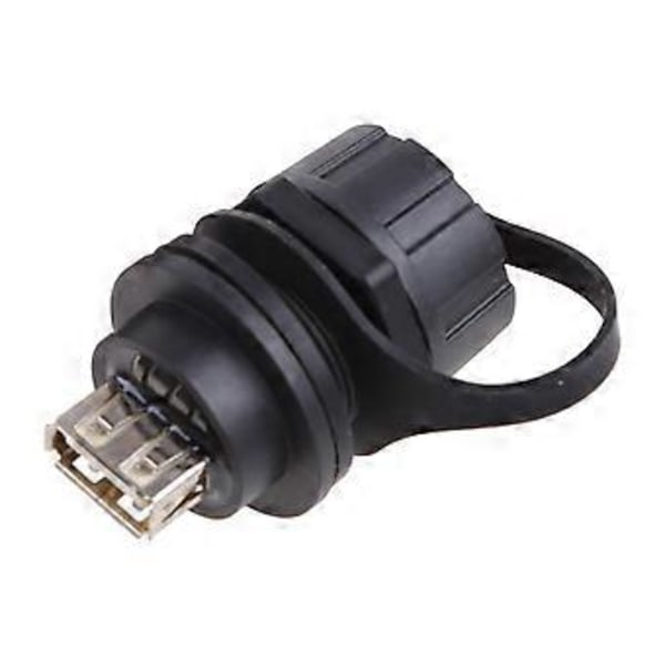 USB 2.0 Naaras Paneeli Läpivienti Liitin Asennus Pistoke Vedenpitävä IP67 Kansi