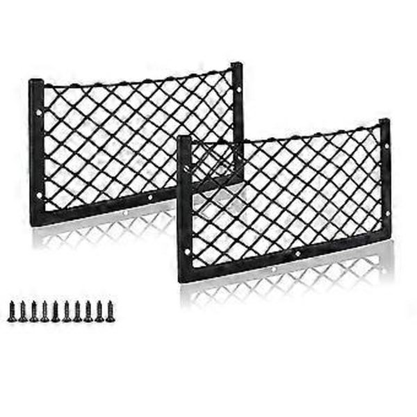Bil Oppbevaringsnett Veske Båt Mesh Nett Holder Bil Lomme Organizer Nett Bil Mesh Innrammet Nettlomme, 14 X