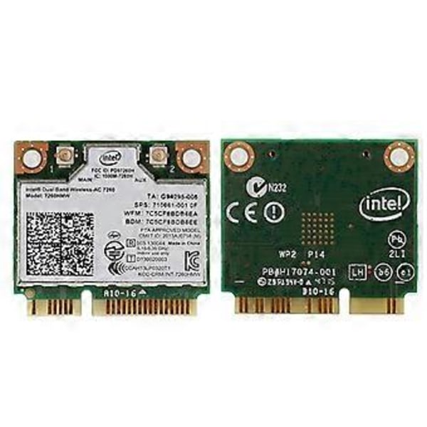Dual Band Wireless-AC 7260HMW Half Mini Pci-e Trådløst Wifi BT-kompatibelt 4.0 Wlan Kort til Intel For HP SPS 710661-001