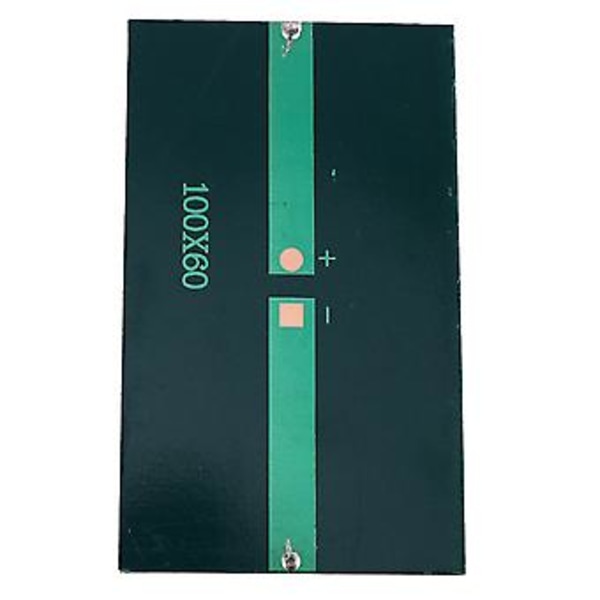 2x 150ma 0.75w 5v Solcell Modul Linje Diy Solpanel Laddare För 3.7v Utbildningsleksak 100x60mm