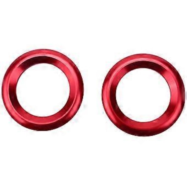 Högtalarringar för dörr, anodiserad aluminium A-stolpe högtalardekorationer cirkeltrim för 2016 2017 2018 2019