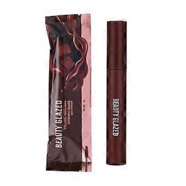 BEAUTY GLAZED 8g Volume Mascara Bukker Tykke Langtidsholdbare Vandtætte Udtværingsfri Lange Øjenvipper