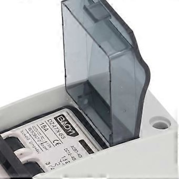 Brytare 2P 16A IP65 Vattentät PV Solcell Frånkopplingsbrytare med Distributionsbox DC 12-400V AC 90-400V