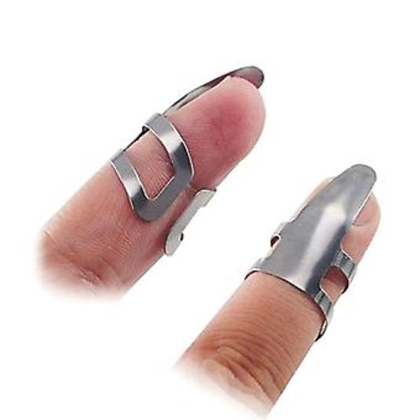 8 st/förpackning Tumplektrum Set för Nagelgitarrplektrum För Gitarrbas Banjo