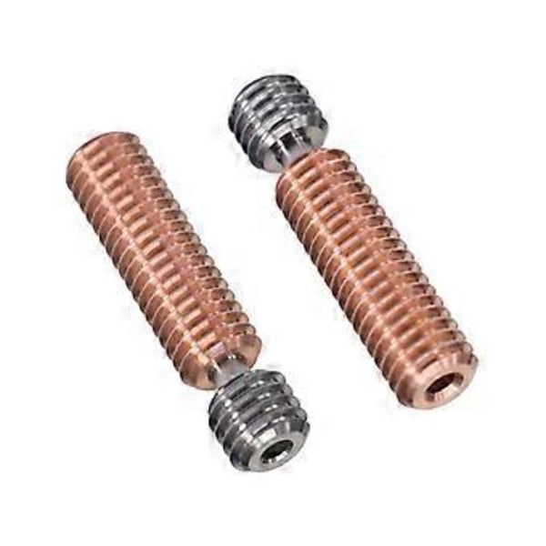 3D-skrivare Bi-metall Värmebrytare Titanlegering + Kopparlegering Halsrör för 1,75 mm 3D-skrivare Extruder Hotend Värmebrytare