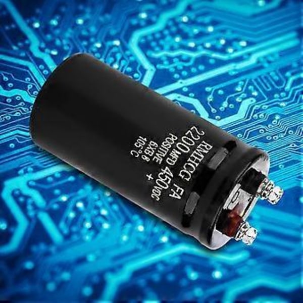 Bolt Pin Elektrolytisk Kondensator 450V 2200uf Aluminium Elektrolyse Dielektrisk Kondensator