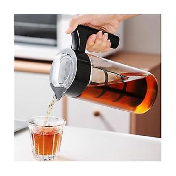 Brygge Maker, Glas Iced Maker og Te Infuser med Lækagesikker Mesh F