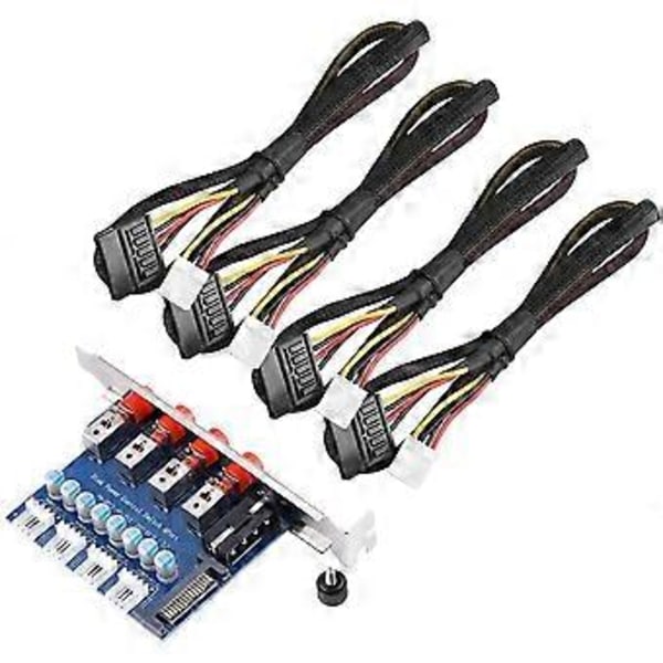 HDD Strömbrytare Hårddiskväljare SATA Drive Switcher för Stationär PC Dator