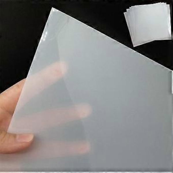 12 arkkia 7,5 mil Mylar-arkki 12 x 12 tuumaa Maitomainen läpikuultava PET-aihio sapluunoiden valmistusarkki (7,5 mil)