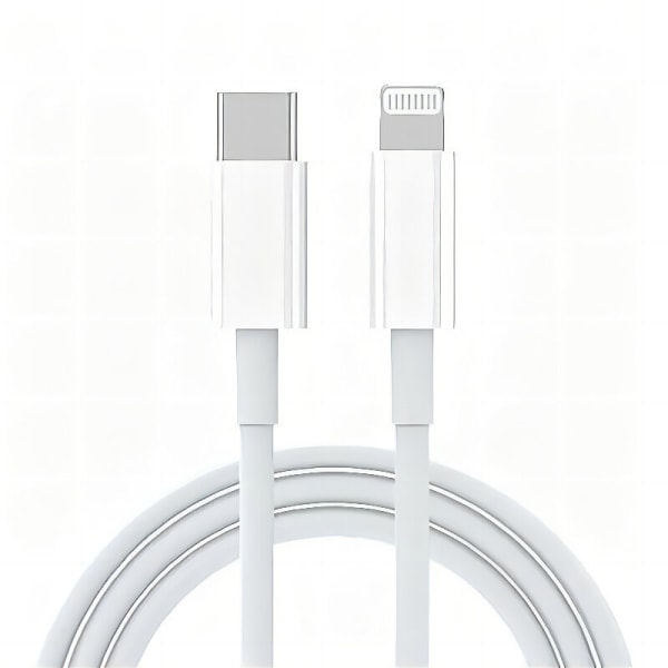 40W iPhone-laddare 14 13 12 11, Apple MFi-certifierad 2-portars 20W USB C-strömadapterladdare Snabbkontakt med 2 m iPhone Lightning-kabel för iPh