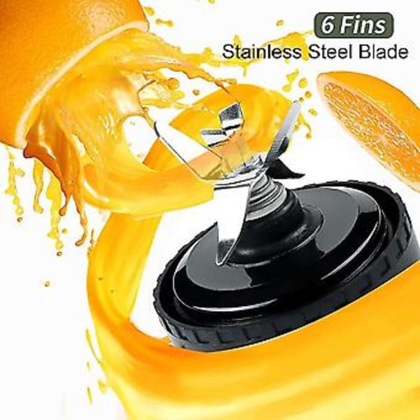 6 Fenor Extraktorblad Ersättningsdelar För Nutri Ninja Bl770 Bl780 Bl660 Blender, 16 Oz Enkel S