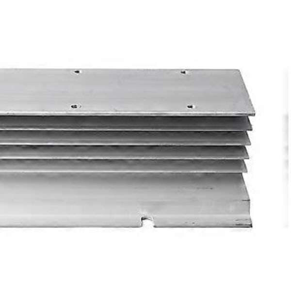 Enkeltfaset SSR Køleplade Høj Effektivitet Solid State Relæ Kølebase Aluminium Varmeafledningsbase