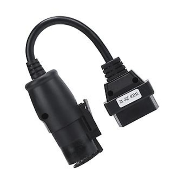 OBD2 30-Pin till 16-Pin Diagnostikkabeladapter 250mm/9.8in Längd Ersättning för IVECO Lastbilar