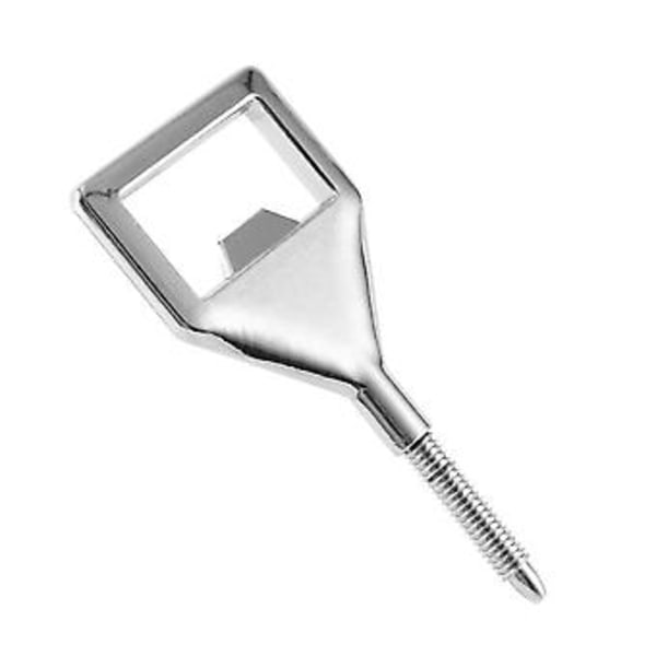Förpackning med 10 Öppnarämnen Metallgänga Ölöppnare, Insatser Kit Ölöppnare, Trä Kapsylöppnare