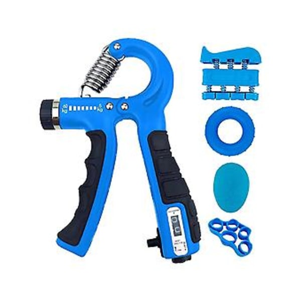 5-pack Grip Er Kit Justerbart Handgrepp Set Med Finger Tränare Handförlängare