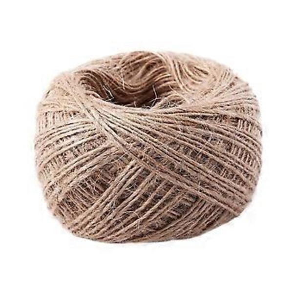 100 Meter - Naturlig Tekstureret Hessian Snor 1mm