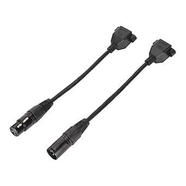 2 stk. XLR3 til RJ45 Kabel 3-benet Plug and Play Hun XLR Netværksledning til LED Strip Optagestudie