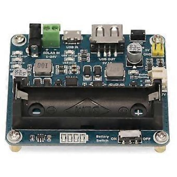 Solkraftsmodul för 6V-24V solpanel, stöder MPPT-funktion, USB-anslutning batteri