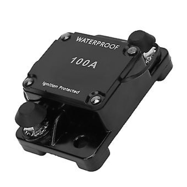 Strömbrytare Automatisk Återställning Säkringshållare Vattentät Automatisk Brytare DC12‑24V HT‑608 100A