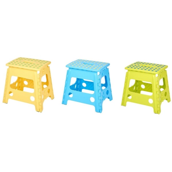 Fällbar trappsteg bärbar stolssits för badrum kök trädgård camping barn handtag bärbar fällbar pall,C