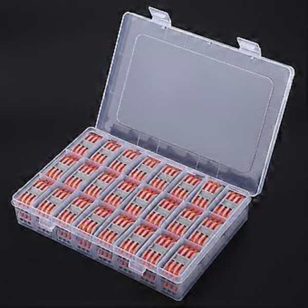 48st Kopplingsplint Ledare 3 Positioner Kompakt Orange Flamskyddande Nylon 11-28AWG PCT-2-3