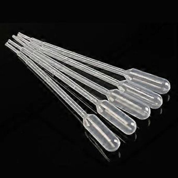 100 stk. Graduerede Pipetter Dropper Polyethylen (1 ml)
