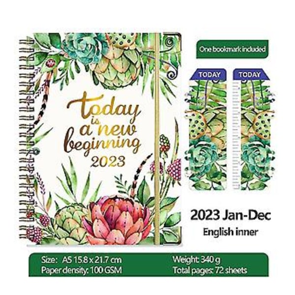 A5 Plr Spiral Planlegger Journal Sry Pads Tilbehør Budt Di