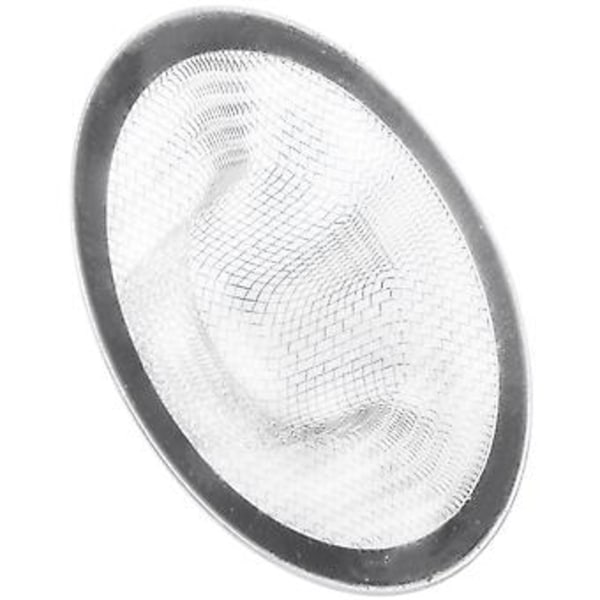 Rostfritt Stål Avloppsbassäng Filter Mesh Diskbänksil 3,5 Tum Toppdiameter