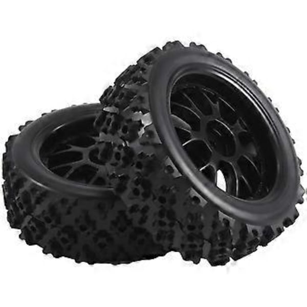 4 kpl 12 mm Hex-pyörän vanteet ja OD 2,59 tuuman kumirenkaat RC 1/10 On-Road Touring -autoon, C