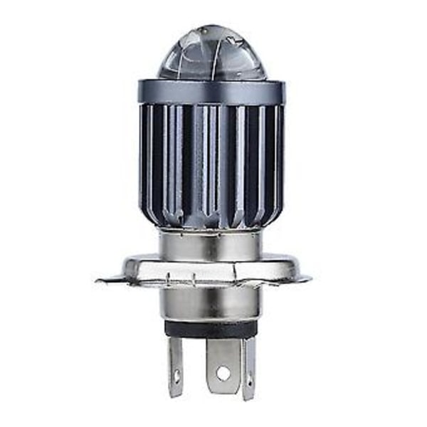 H4 Cycle Mini LED Projektorlampor Dubbla S Gula ATV Scooter E-cyklar