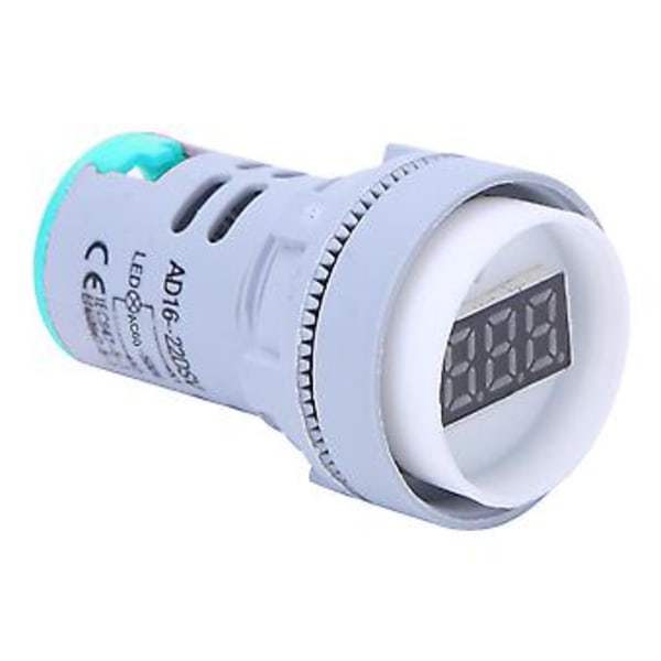 AD16-22DS LED Indikatorlampa Digital Display Voltmeter AC 60V-500V Spänningsmätare Grön