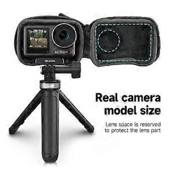 Mini Beskyttelsesveske for Dji Osmo Action 3 Bæreveske Vanntett Oppbevaringsboks for Dji Action 3 Tilbehør