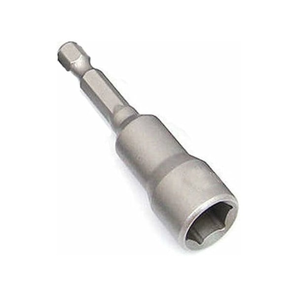 1 stk. 6,35 mm møtrikdriver-stikdåse til håndboremaskine, elektrisk skruetrækker og stiknøgle (15 mm)