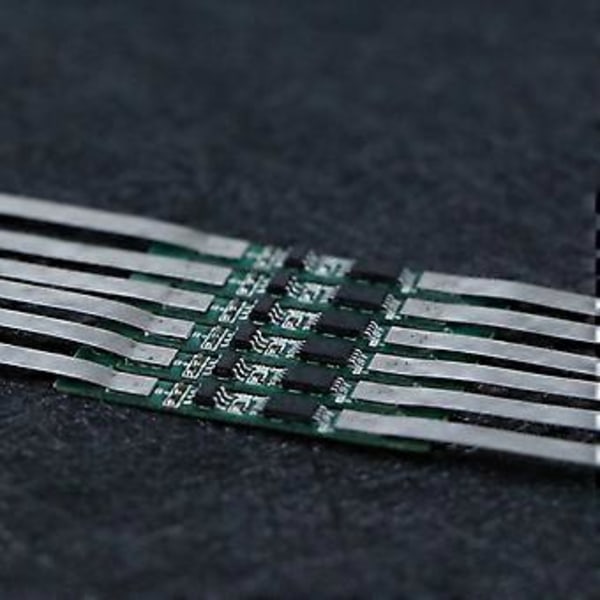 10 stk. 3,7V 3A Li-ion Lithium Batteri 18650 Oplader Overopladningsbeskyttelseskort med Loddebælte