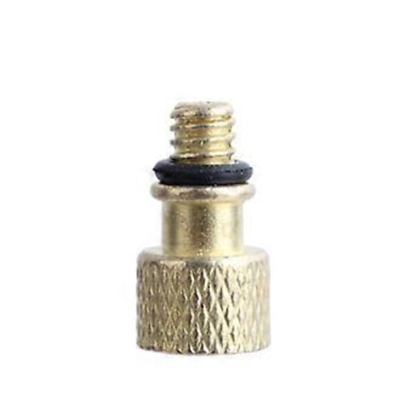 6x Premium Messinki Presta- ja Schrader-adapteri Polkupyörän Rengaspumpun Adapterit Pallopumpun Neula-adapterit Sarja