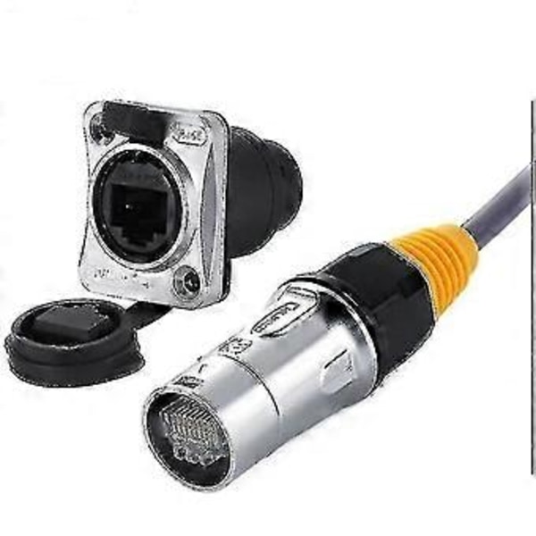 IP67 Netværk RJ45 Vandtætte Konnektorer / Ethernet RJ45 Vandtæt