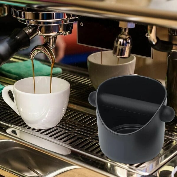 Kaffegrumsbeholder, kaffegrumsbeholder, kaffegrumsbeholder, affaldsbeholder til kaffegrums, affaldsbeholder til pulver, kaffebrun dåse