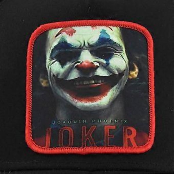 Europeisk och amerikansk clown-tryckt baseballkeps broderi skärmkeps meshkeps personlighetstryckt böjd brätte solskydd meshkeps
