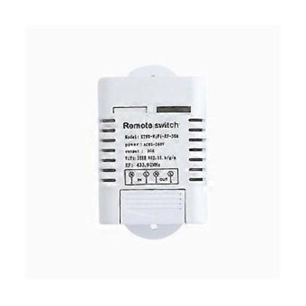 30a Ewelink Wifi Relæ Switch Modtager Ac85-260v Gadgets Trådløs Lyskontakt App Kontrol&rf433mh