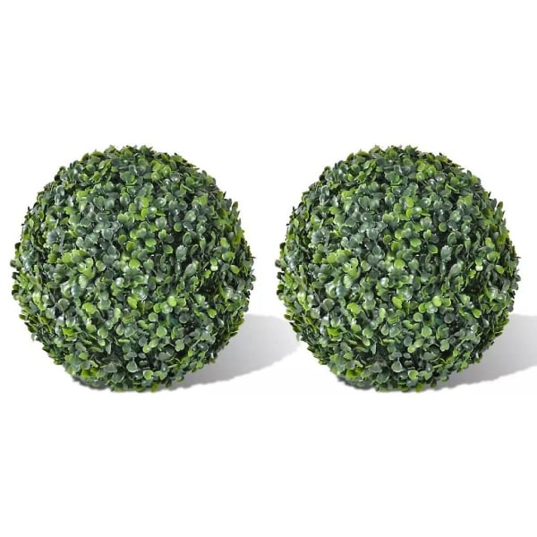 Kunstig topiary ball, sett med 2 kunstige baller, 28 cm og 33 cm i størrelse