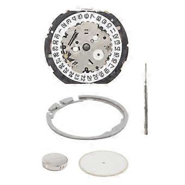 YM62A Ersätter 7T62A Quartz Urverk Datum Vid 3 Klockreparationsdelar Ersättningsdelar