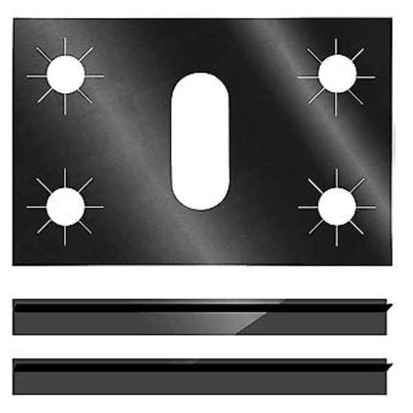 2 stk. 63,5 cm Komfyrdeksler for Spalter, Klippbare Komfyrdeksler, Non-stick PTFE Vaskbare Komfyrbeskyttere