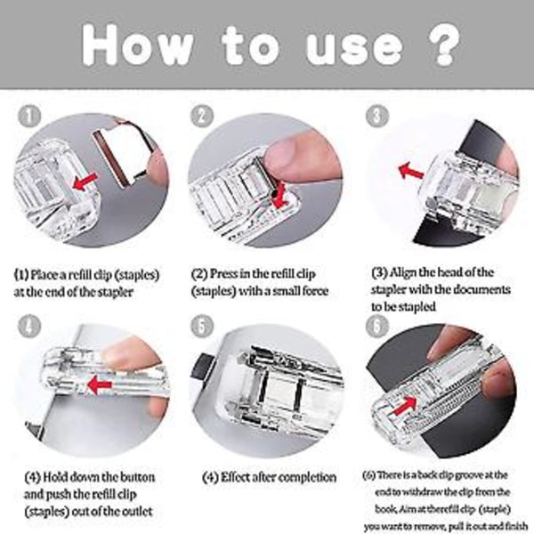 Kontorrekvisita Push Stiftemaskin Skoleutstyr For Studenter Mini Stiftemaskin Stiftemaskiner For Skrivebord Sm
